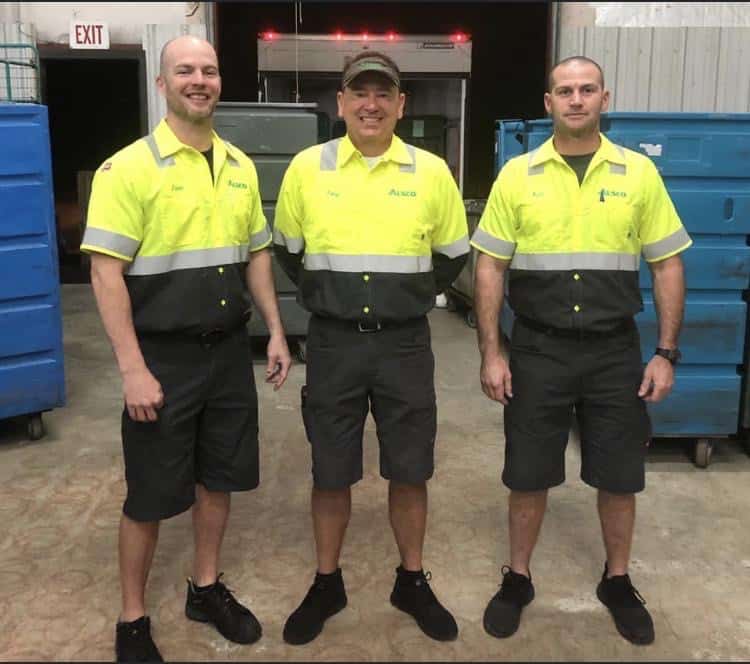 Employee safety uniforms