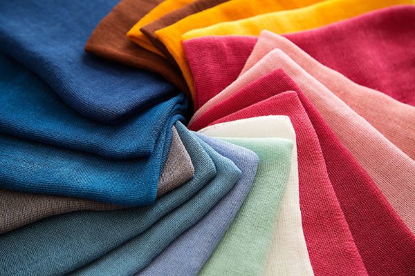 colored fabrics for uniforms and table linens