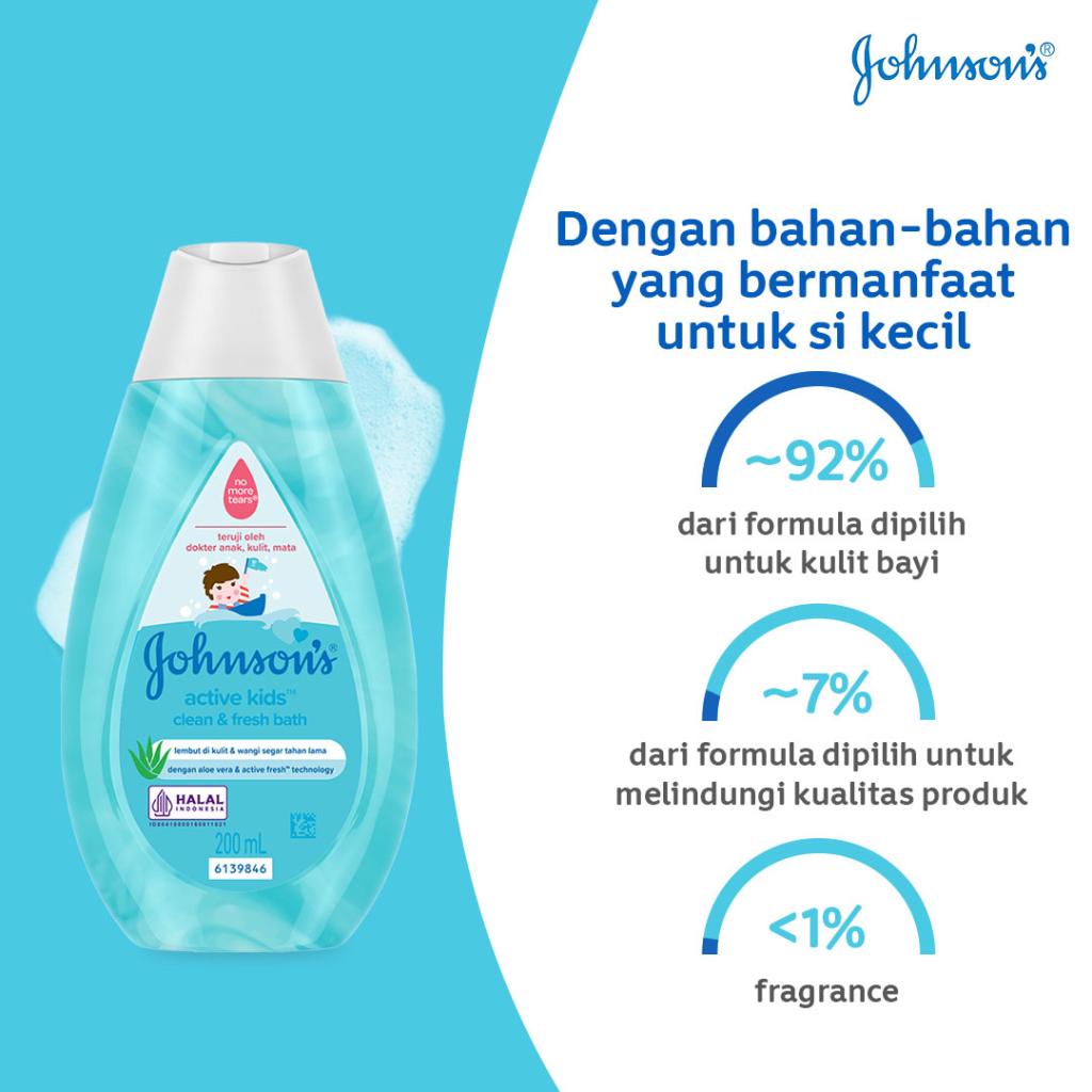 JOHNSON'S® Active Kids™ Clean & Fresh Bath image 3