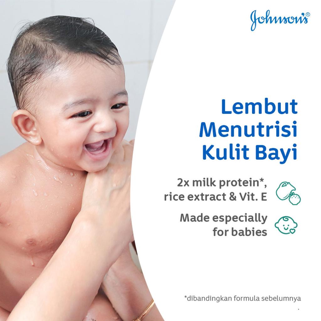 JOHNSON'S® Milk + Rice hair & body baby bath image 2