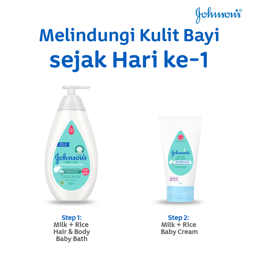 JOHNSON'S® Milk + Rice Baby Cream image 5