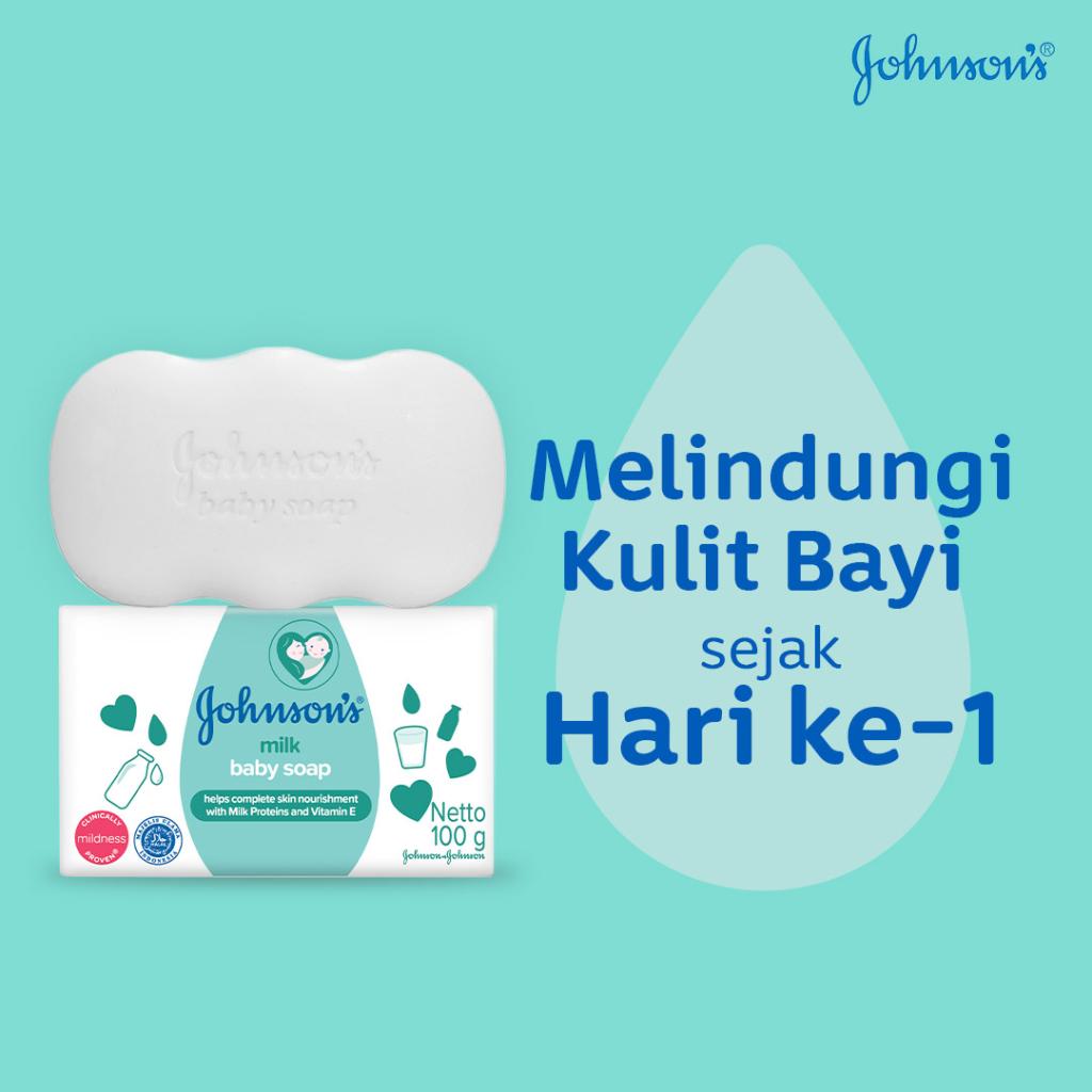 JOHNSON'S®  Baby Milk Soap image 1