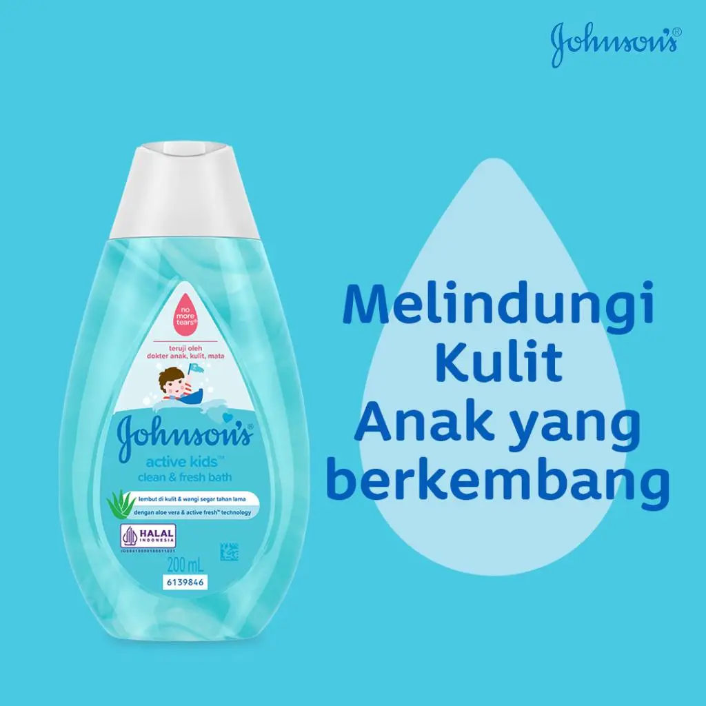 JOHNSON'S® Active Kids™ Clean & Fresh Bath image 1