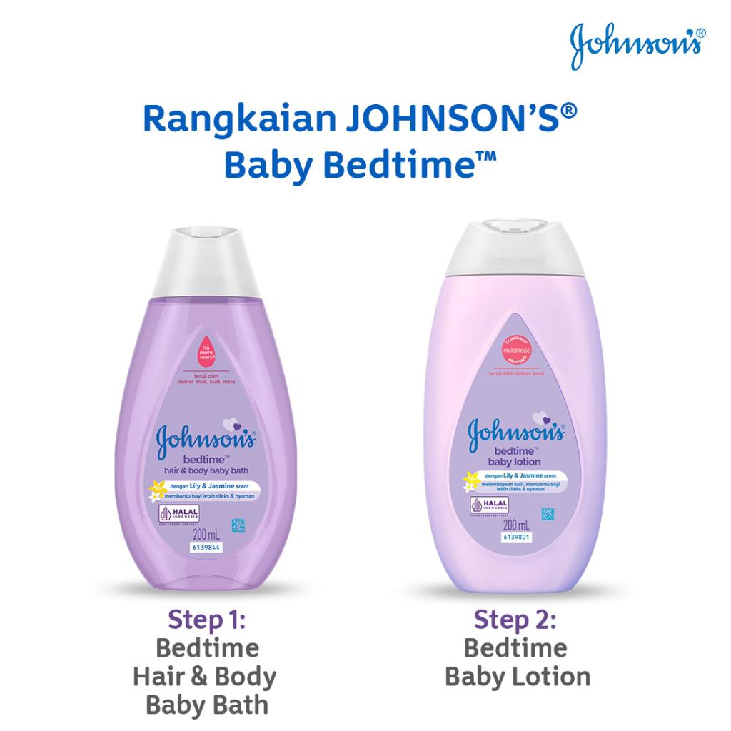 JOHNSON'S Bedtime™ Hair and Body Baby Bath image 5