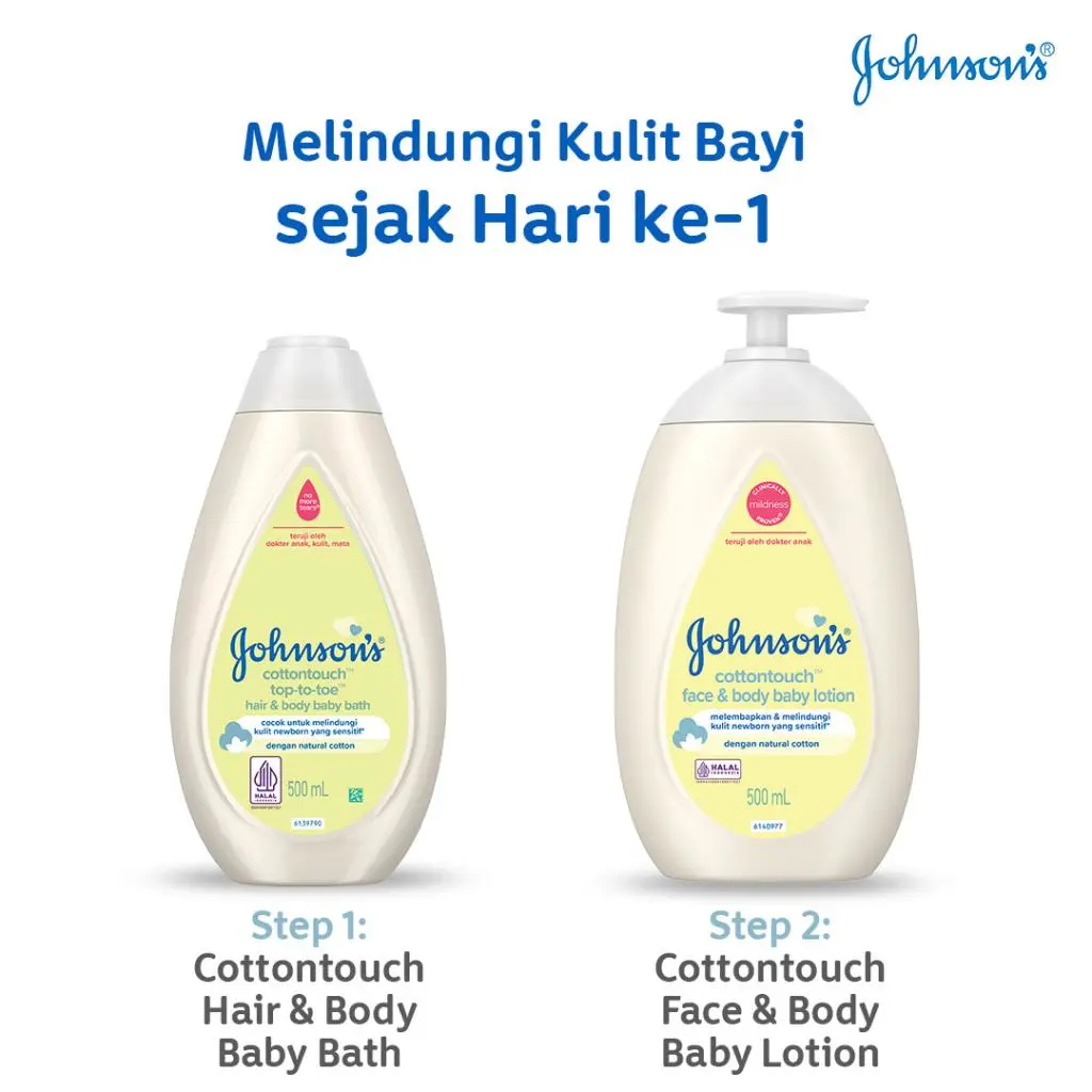 Johnson’s® Cottontouch™ Face & Body Baby Lotion image 5