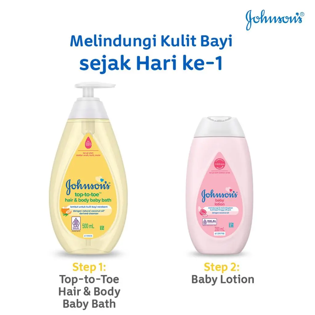 JOHNSON'S Top-To-Toe® Hair and Body Baby Bath image 5
