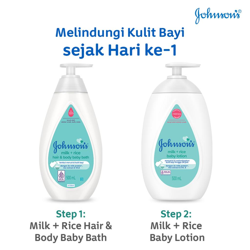 JOHNSON'S® Milk + Rice baby lotion image 5