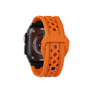 UAG Monarch Strap for Apple Watch Apple Watch case in Orange/Black Titanium