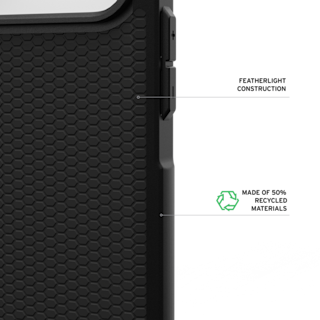 UAG Metropolis LT Tact Armr iPhone 18/17 Pro Max Case iPhone 18 Pro Max in Black / Metropolis LT Tact Armr detail view