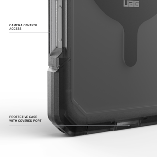 UAG Trooper iPhone 18/17 Pro Max Case iPhone 18 Pro Max in Ash detail view