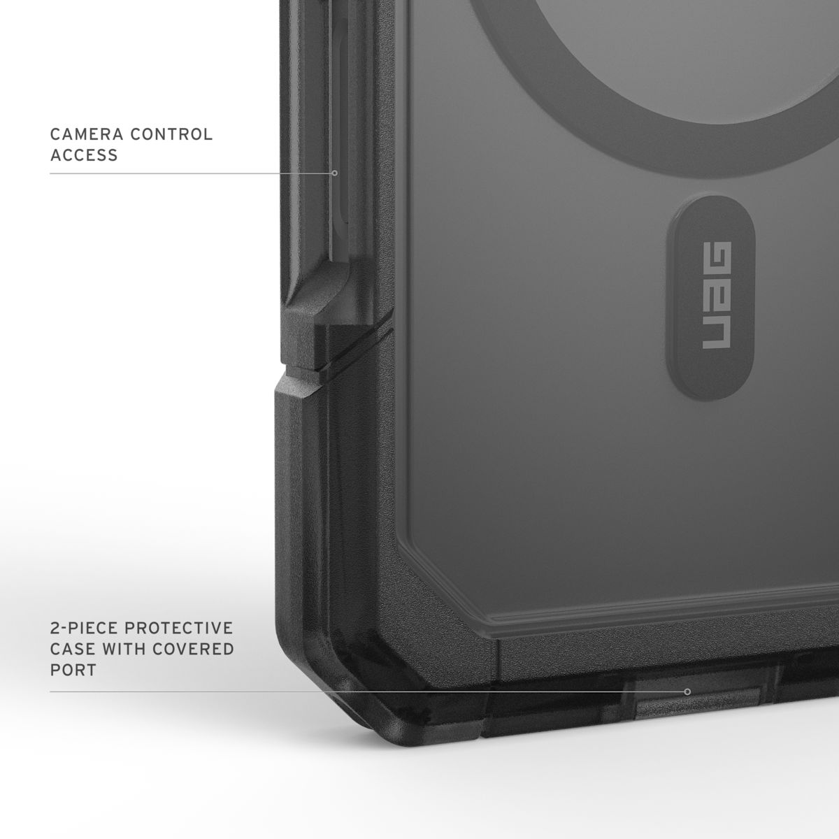 UAG iPhone 17 Case 30ft Drop Protection, Rugged 2-Piece Design, Dust Port Cover, Shock Absorbing Core Trooper | Urban Armor Gear UAG iPhone 17 Case 30ft Drop Protection, Rugged 2-Piece Design, Dust Port Cover, Shock Absorbing Core Trooper | Urban Armor Gear