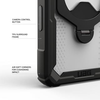 UAG Plasma XTE 360 iPhone 18 Pro Case iPhone 18 Pro in Black/Clear detail view