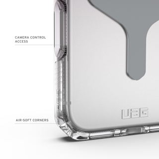 UAG Plyo iPhone 18/17 Pro Max Case iPhone 18 Pro Max in Black/Clear Ombre detail view