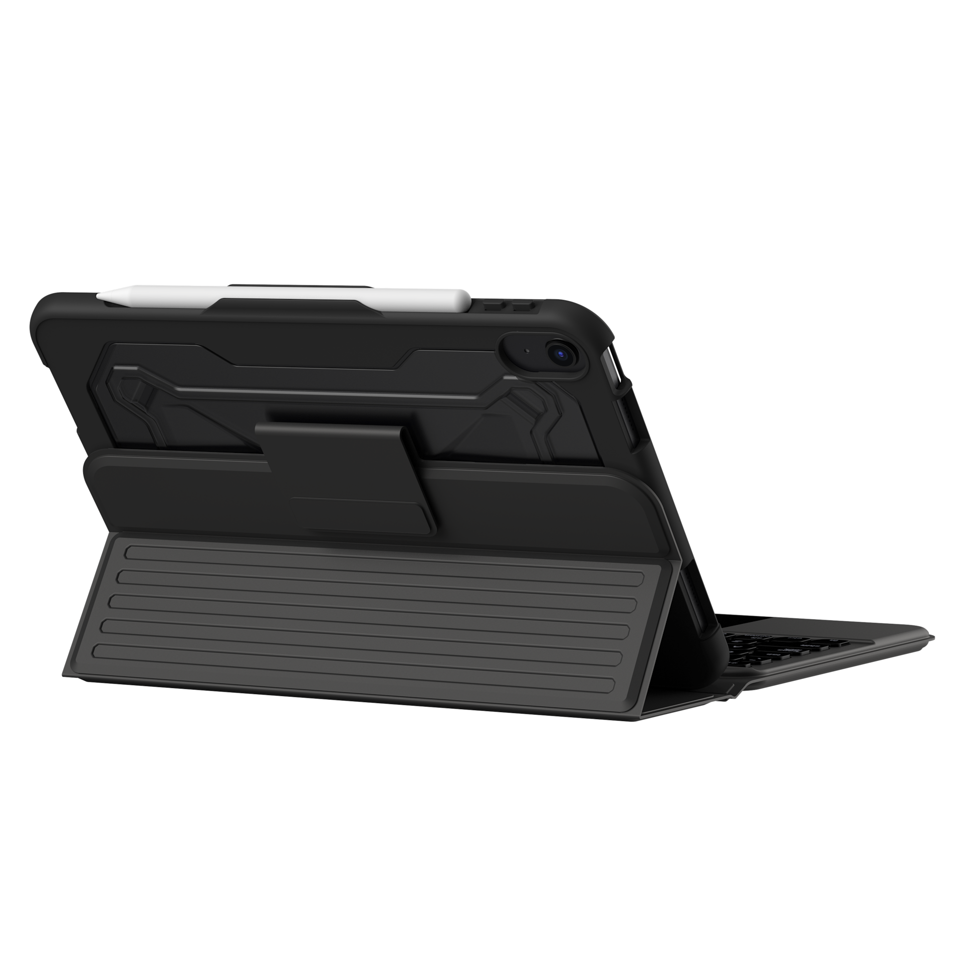 Rugged Bluetooth Detachable Keyboard with Trackpad & Backlit Keys Case ...