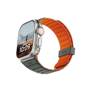 UAG Pathfinder Strap for Apple Watch Apple Watch case in Olive/Orange