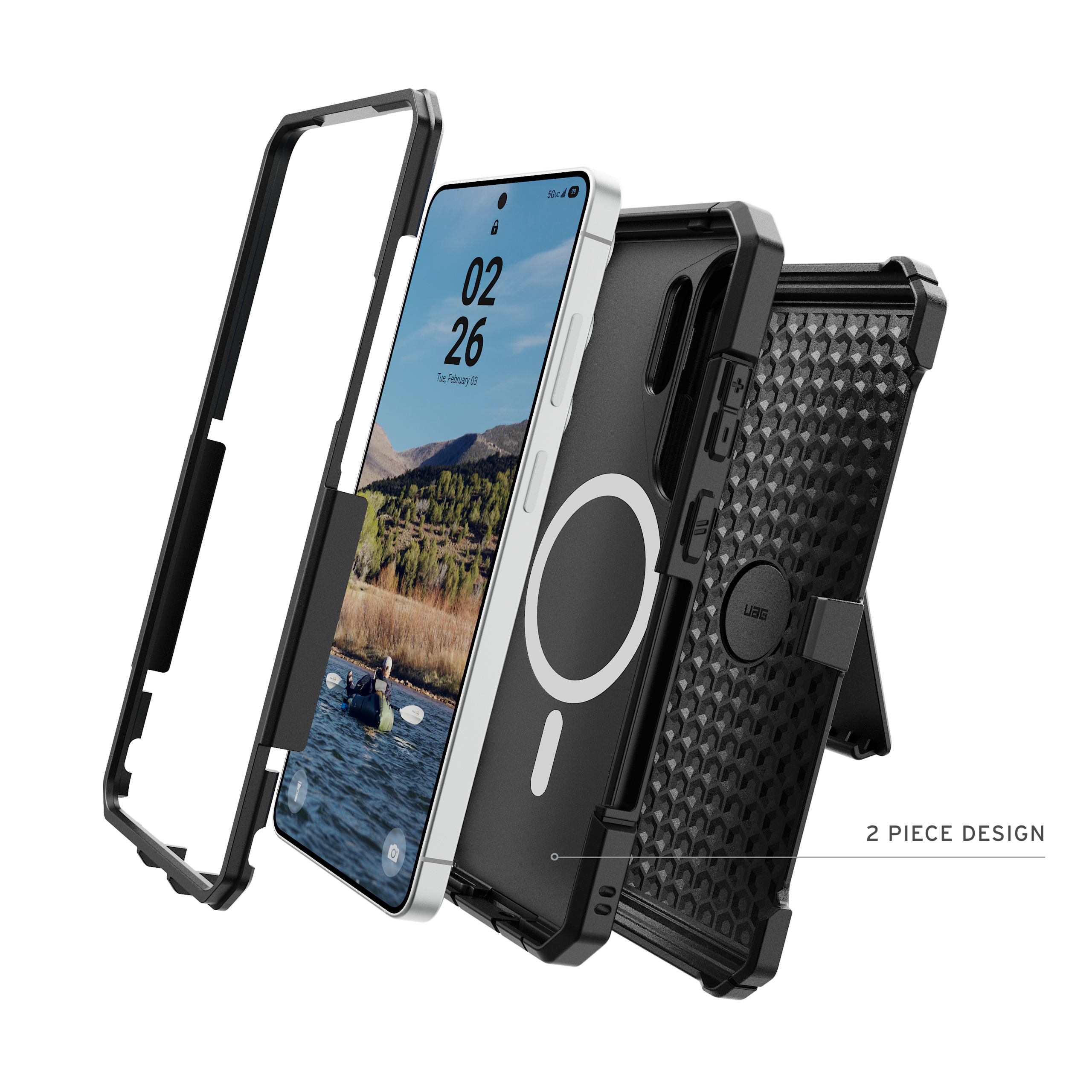 UAG Samsung Galaxy S26 Ultra Case & Holster Rugged 2 Piece 30ft