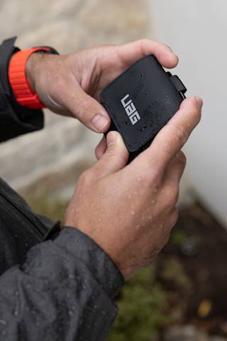 UAG Wireless Earbud Rescue Pouch with DRYOUT® Active Moisture-Removal Technology™ AirPods Pro (3rd Gen) case in Black life...
