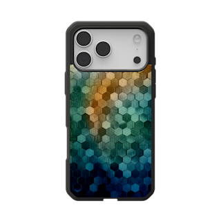 UAG Civilian LT Case With MagSafe For Apple iPhone - Hexagon Gradient iPhone 17 Pro Max in iPhone 17 Pro Max