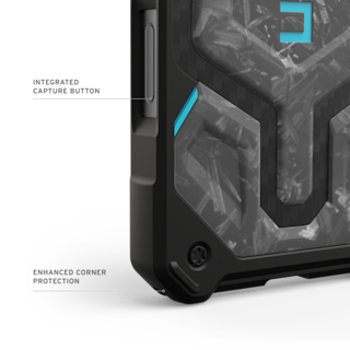 UAG Forged Carbon Fiber iPhone 17 Pro Case - Limited Edition Monarch Pro iPhone 17 Pro in Forged Carbon Fiber/Blue