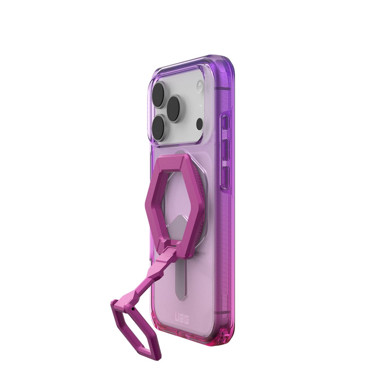 UAG iPhone 17 Pro Phone Case and Magnetic Ring Stand Bundle Clear