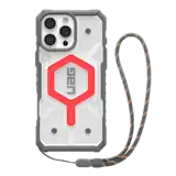 iPhone 16 Pro Max - Pathfinder Clear MagSafe Active Lava Case + Active Lava Lanyard
