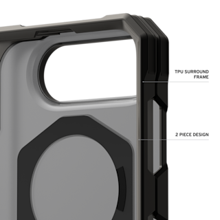 UAG Mouve XTE iPhone Duo Case iPhone Duo in Ash detail view