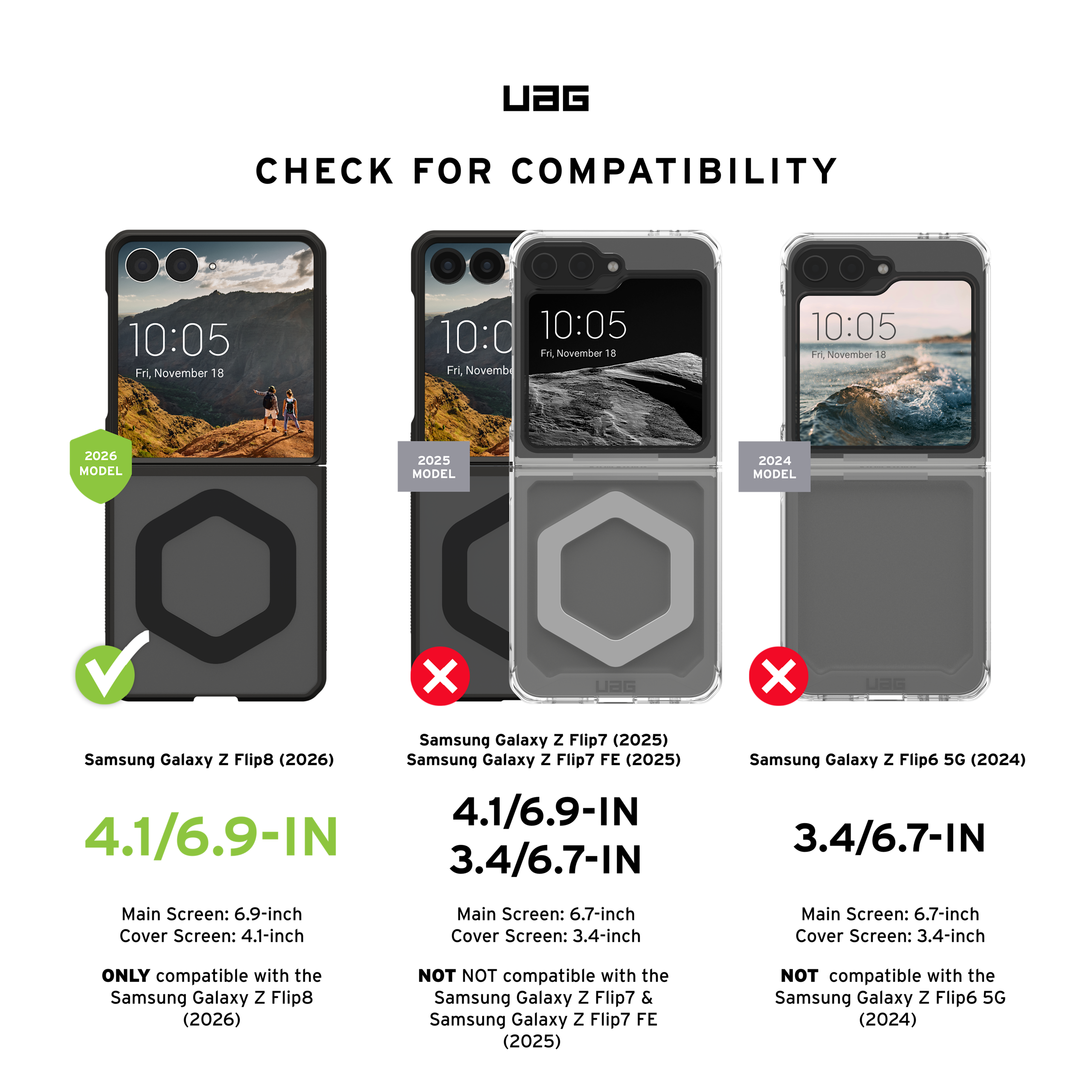 Mouve Galaxy Z Flip8 Case MagSafe Compatible Military-Grade Drop