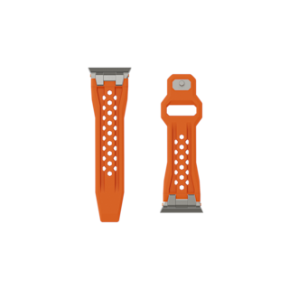 UAG Monarch Strap for Apple Watch Ultra 3, Ultra 2, Ultra Apple Watch Ultra 3/Ultra 2/Ultra case in Orange/Titanium