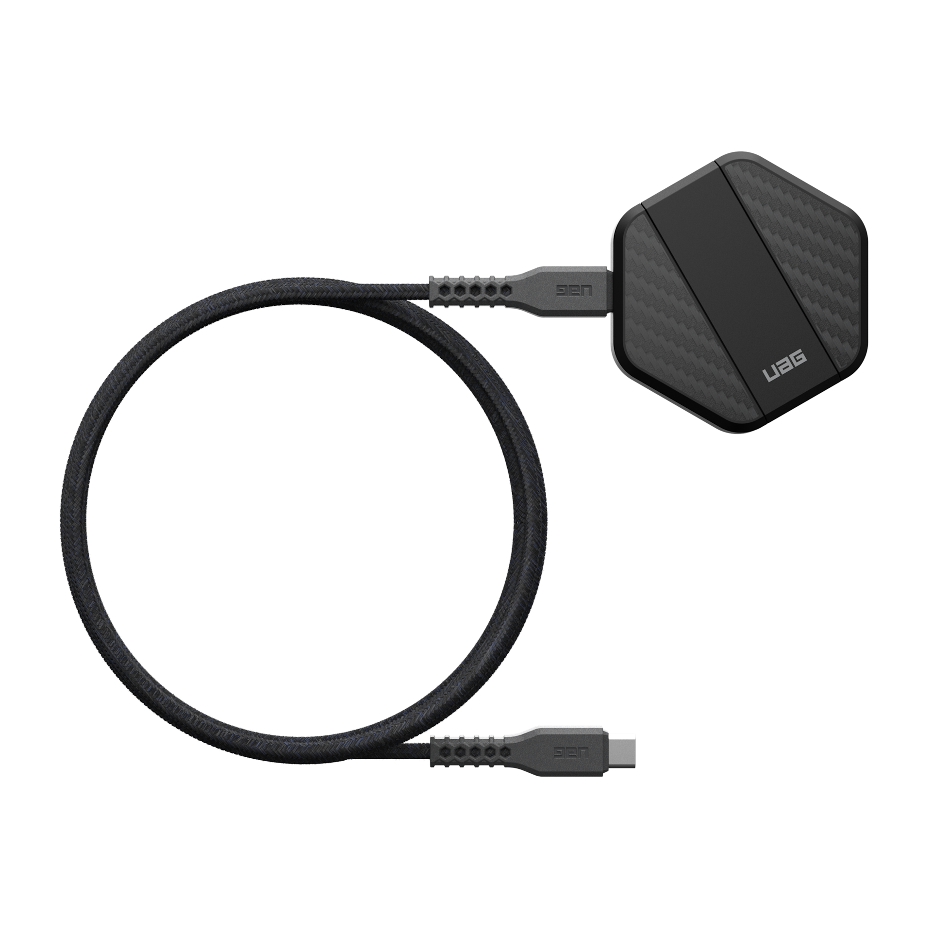 UAG Wireless Charging Pad 15W Built In Stand Carbon Fiber