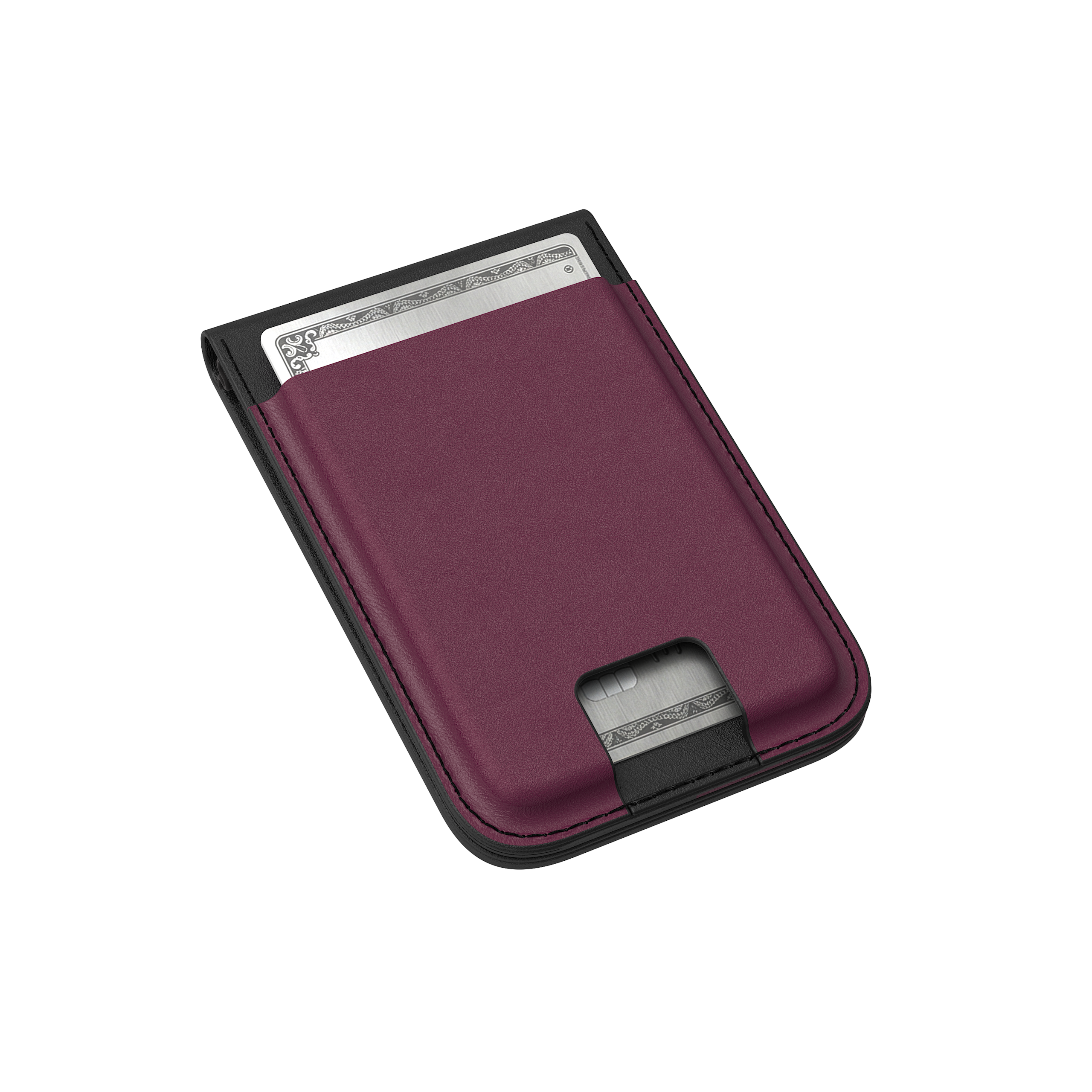 Metropolis Slim Everyday Wallet – Vegan Leather, Magnetic, Holds 5
