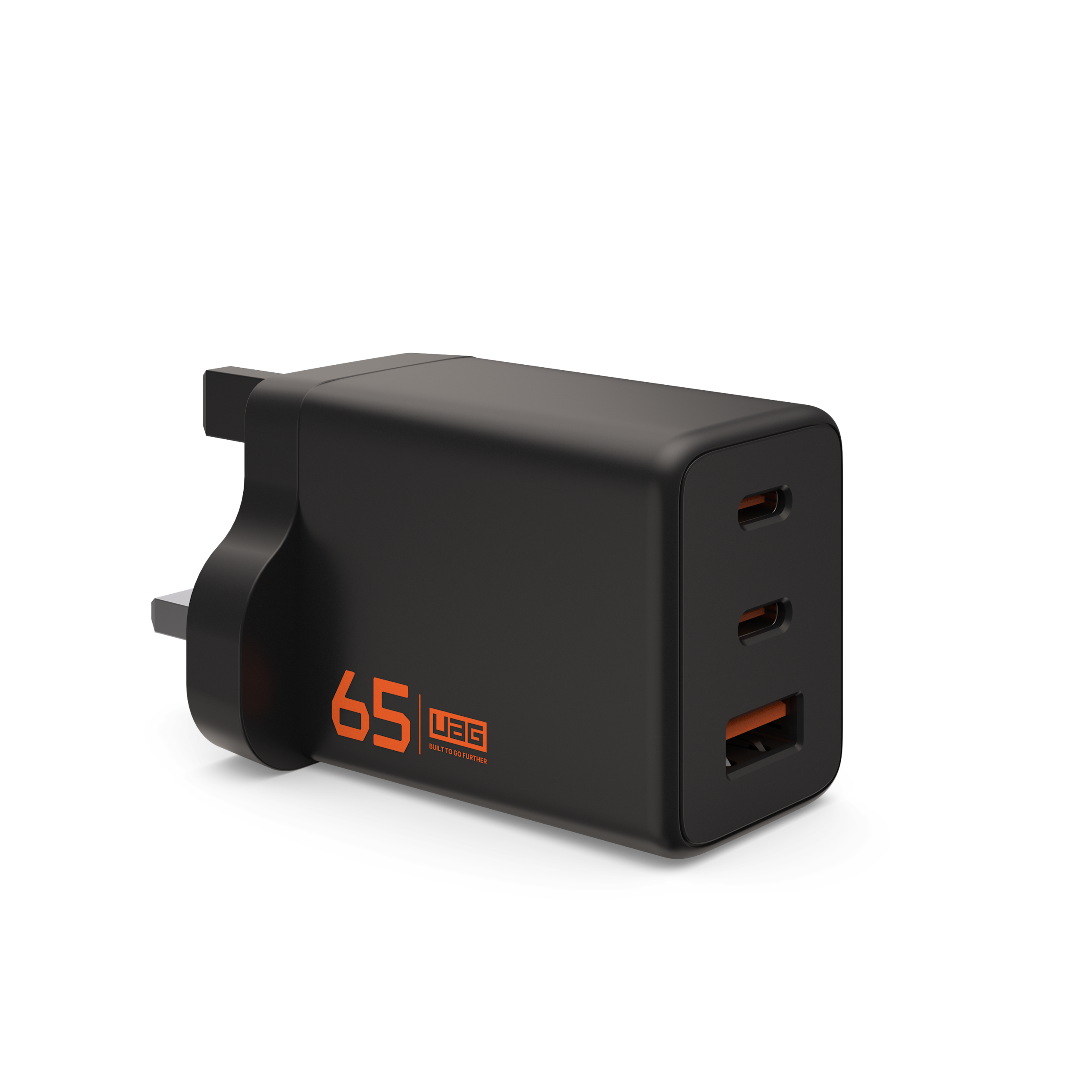 SRGE (UK) 65W 3 Port Wall Charger Compact Travel Friendly Quick