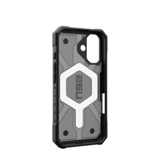 UAG Pathfinder Clear iPhone 16 Case iPhone 16 in Ash/Black detail view