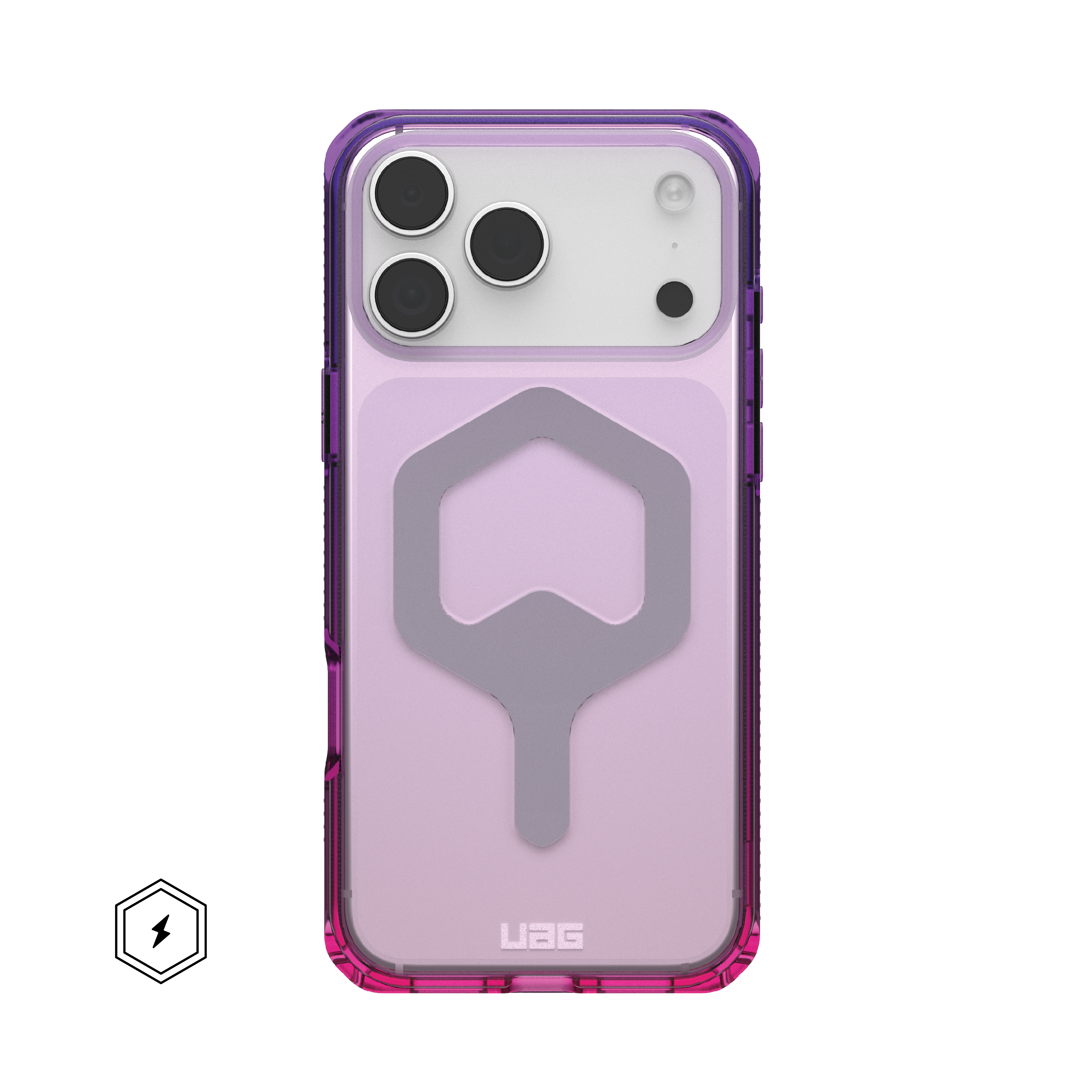 UAG iPhone 17 Pro Max ケース：16フィート落下保護、クリアでスリムな
