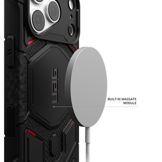 UAG Monarch Pro Kevlar iPhone 18 Pro Case iPhone 18 Pro in Kevlar® Black detail view
