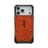 Pathfinder Case With MagSafe For Apple iPhone - Orange Topography 2