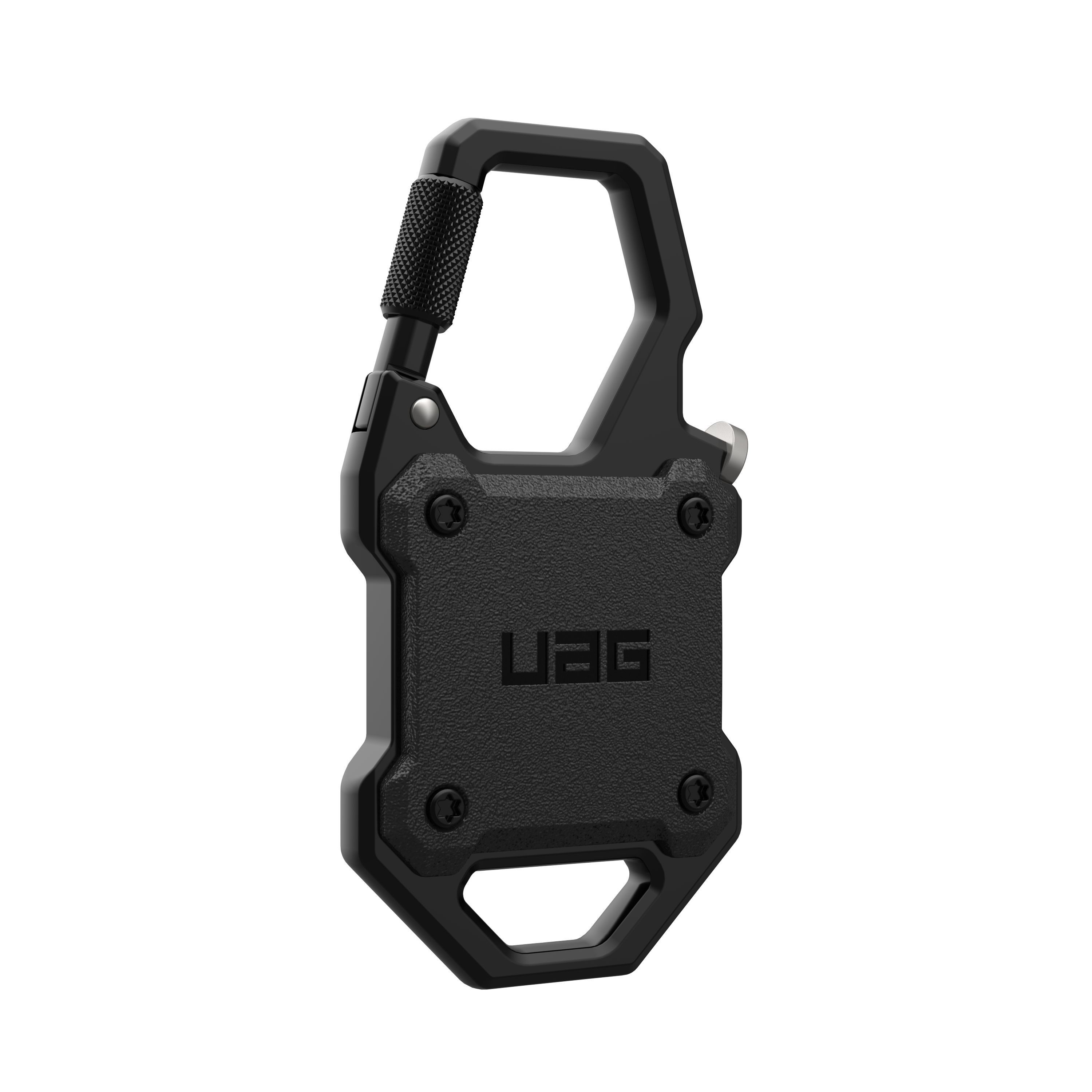 UAG AirTagケース ツイストロック式 カラビナ付き 360°保護 キーリング