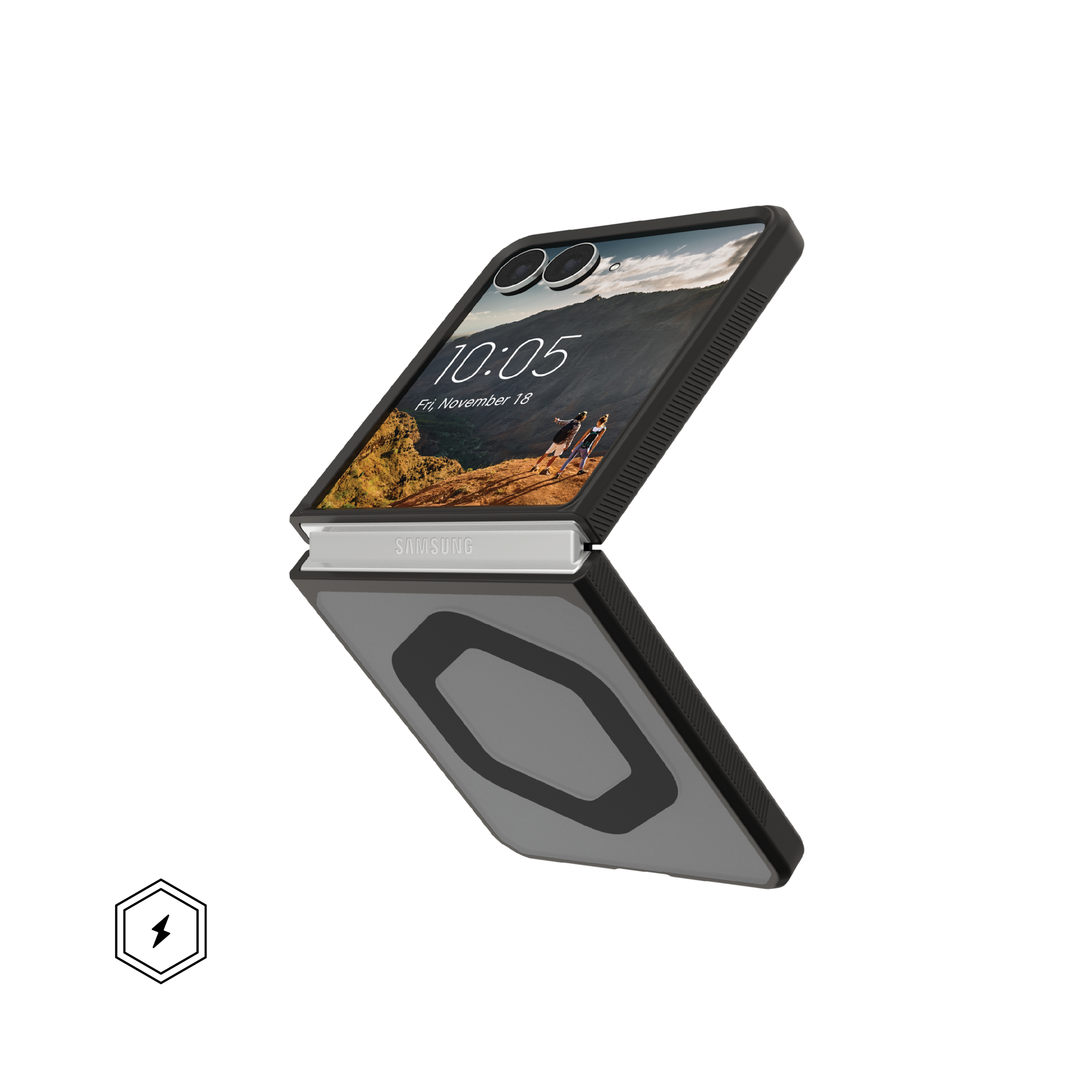 新品未開封 MY RUGGED 211 Mouve Galaxy Z Flip8 Case MagSafe Compatible Military-Grade Drop