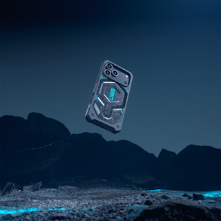 UAG Forged Carbon Fiber iPhone 17 Pro Case - Limited Edition Monarch Pro iPhone 17 Pro in Forged Carbon Fiber/Blue lifesty...