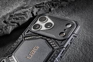 UAG Monarch Pro iPhone 18 Pro Case iPhone 18 Pro in Carbon Fiber lifestyle view
