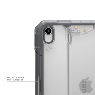 UAG Trooper iPad 11" (A16, 11th Gen, 2025) Case with Screen Protector iPad 11" (A16) (11th Gen, 2025) in Ice/Ash
