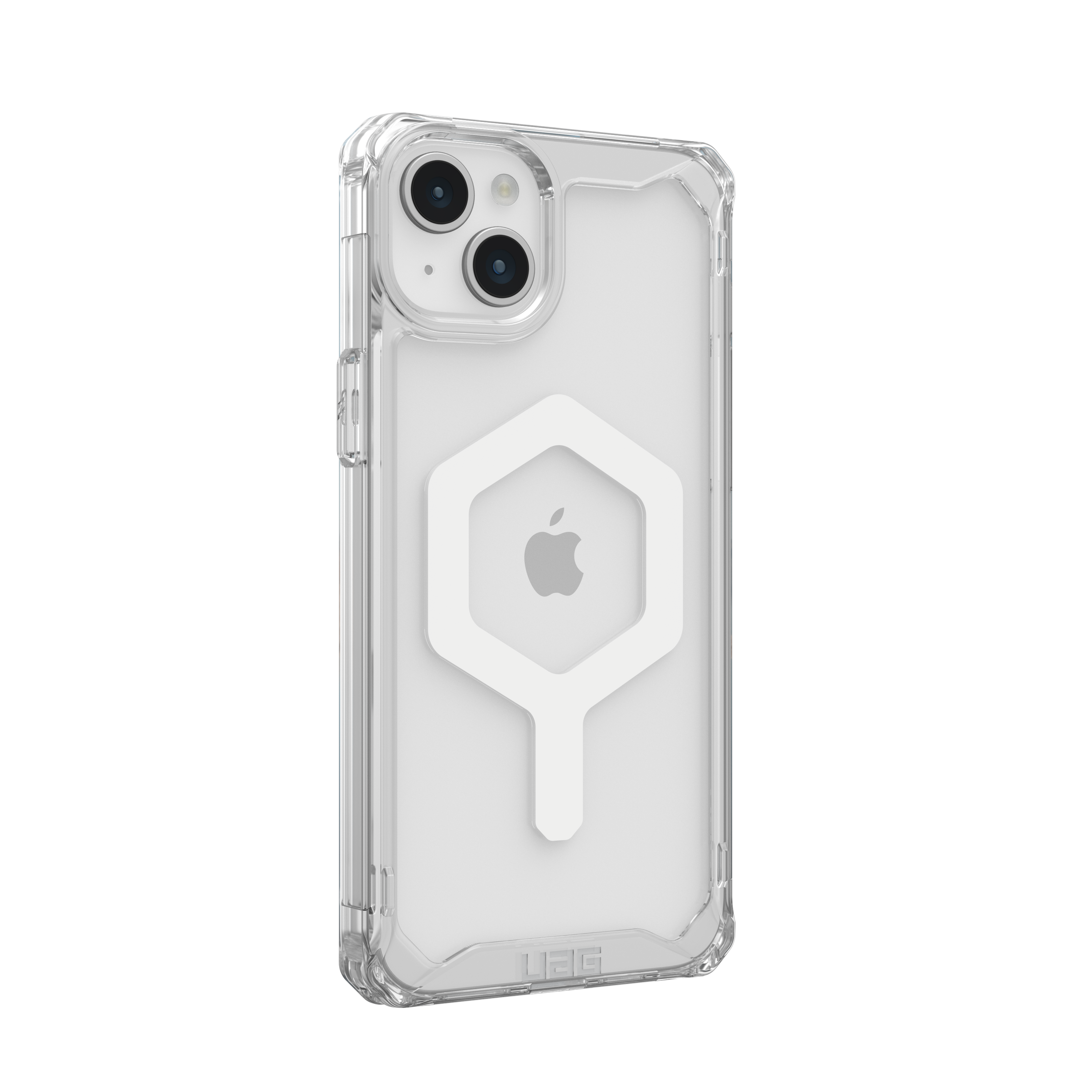 Urban Armor Gear Plyo Custodia compatibile con Apple iPhone 15 Plus [Ricarica wireless/carica magnetica compatibile,Angoli morbidi, Bordo rialzato