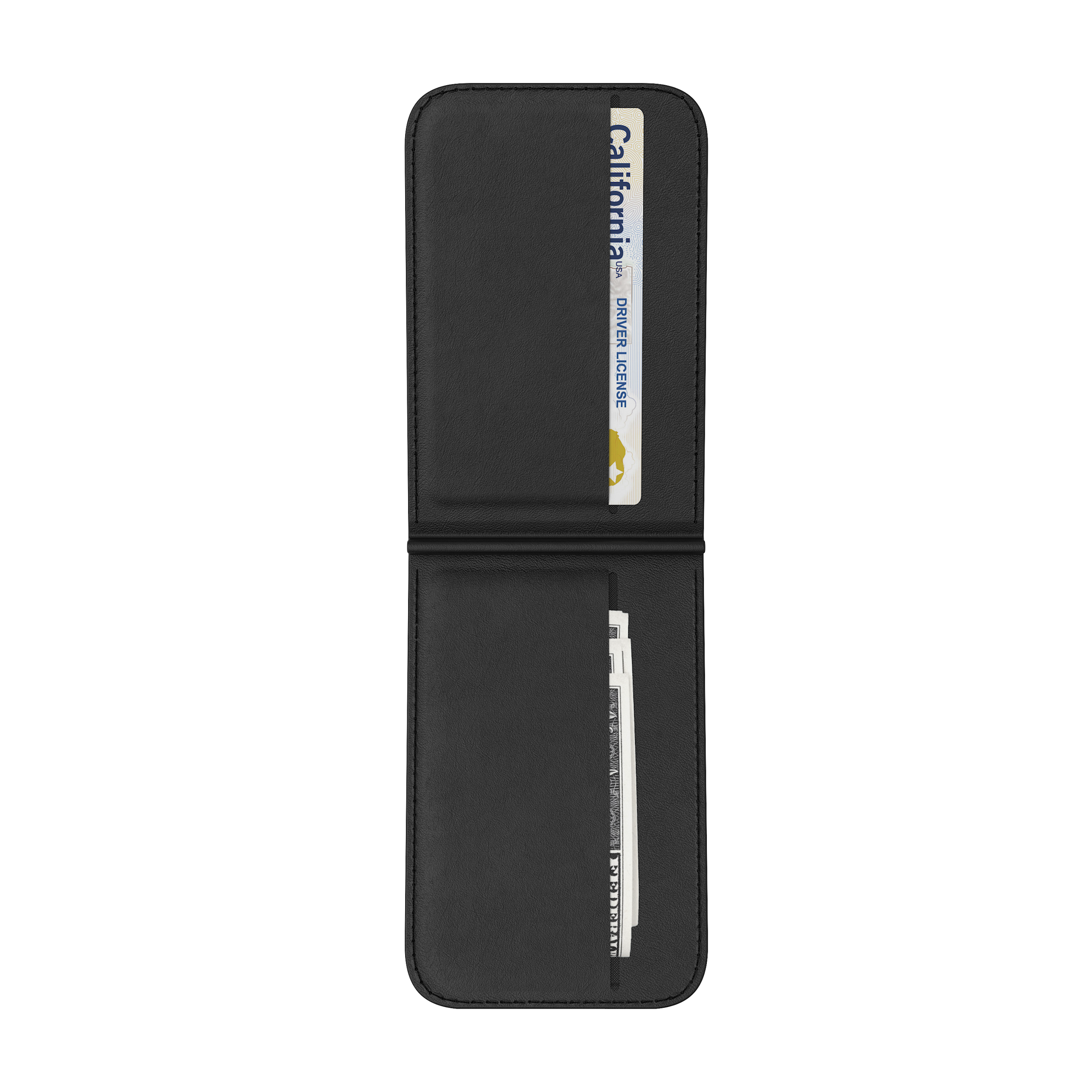 Metropolis Slim Everyday Wallet – Vegan Leather, Magnetic, Holds 5