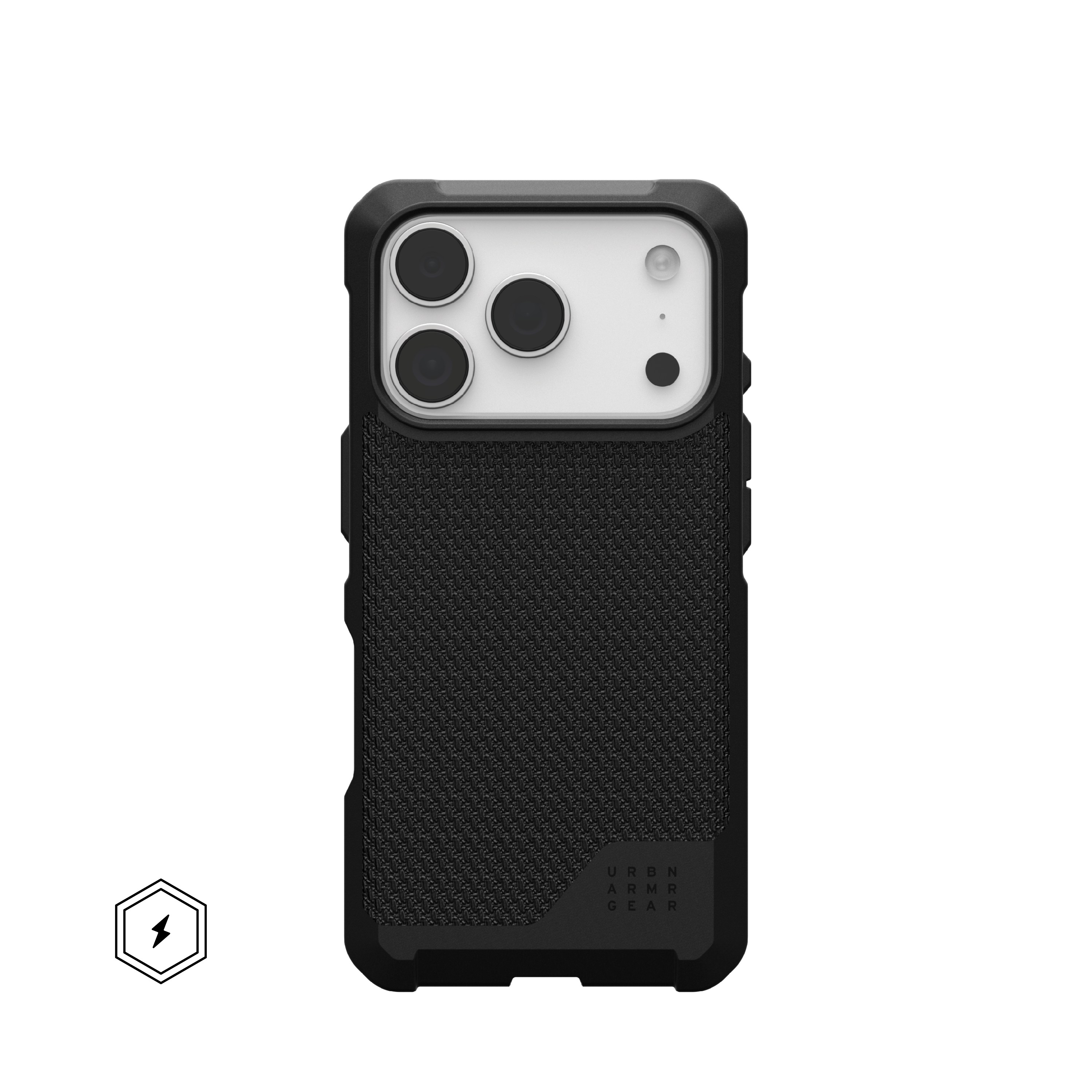UAG iPhone 17 Pro Case with DuPont Kevlar, Rugged TPU Frame, Shock