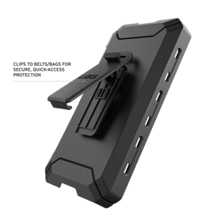UAG Trooper iPhone 18 Pro Case with Holster iPhone 18 Pro in Black detail view