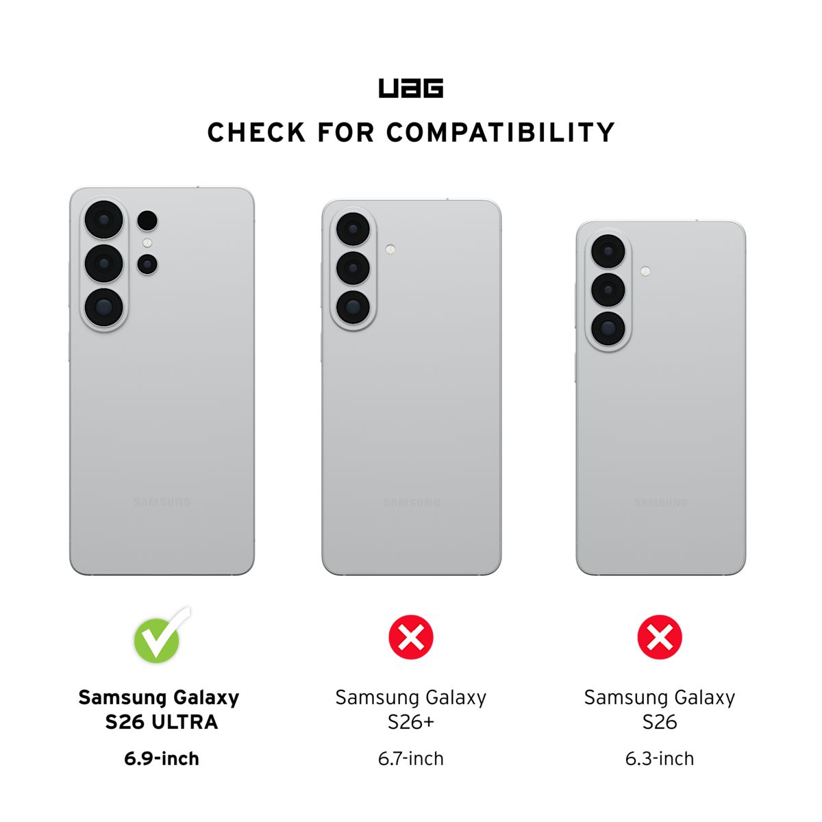 UAG Samsung Galaxy S26 Ultra Case15ft Drop Protection, Heat