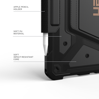 UAG Metropolis SE iPad Air 11" (M4, 8th Gen, 2026) Folio Case iPad Air 11" (M4, 8th Gen, 2026) in Black/Bronze