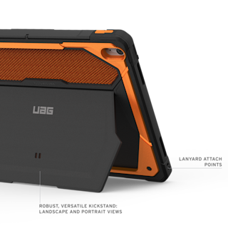 UAG Monarch iPad Air 13" (M2, 1st Gen, 2024) Case iPad Air 13" (M2, 1st Gen, 2024) in Monarch / Kevlar Burnt Orange