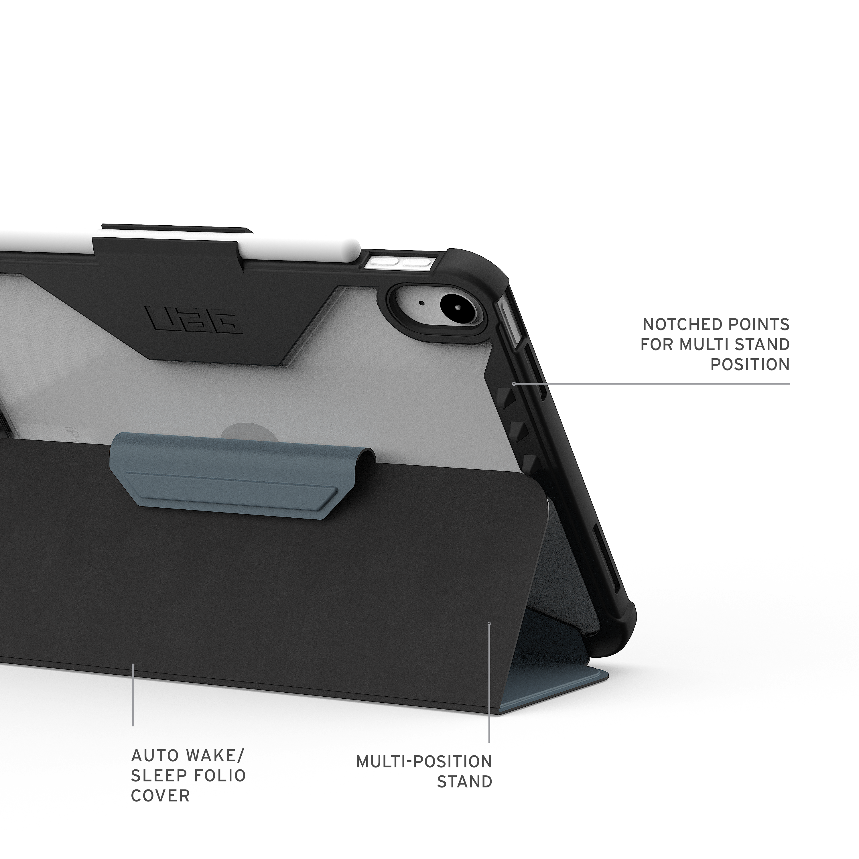 UAG iPad 11インチ (A16) (第11世代、2025年) フォリオケース キック
