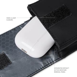UAG Wireless Earbud Rescue Pouch with DRYOUT® Active Moisture-Removal Technology™ AirPods Pro (3rd Gen) case in Black