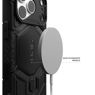 UAG Monarch Pro iPhone 18 Pro Case iPhone 18 Pro in Carbon Fiber detail view